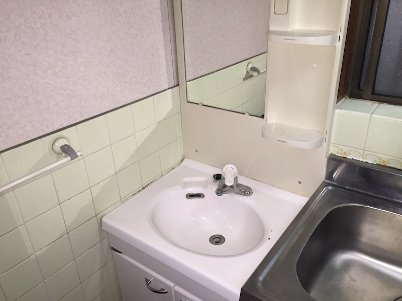 千本中2丁目戸建賃貸  洗面所