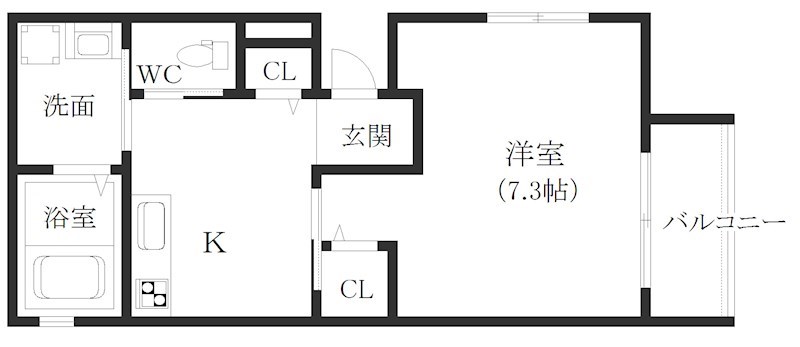 アッツコート玉出駅前 間取り