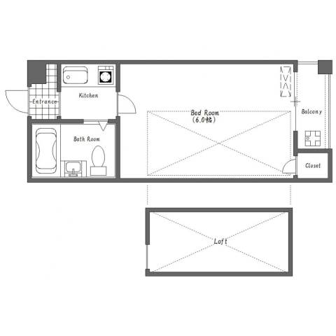 シャルム住之江 間取り