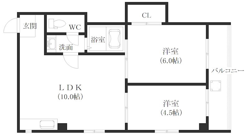 メゾンシャピー岸里 間取り
