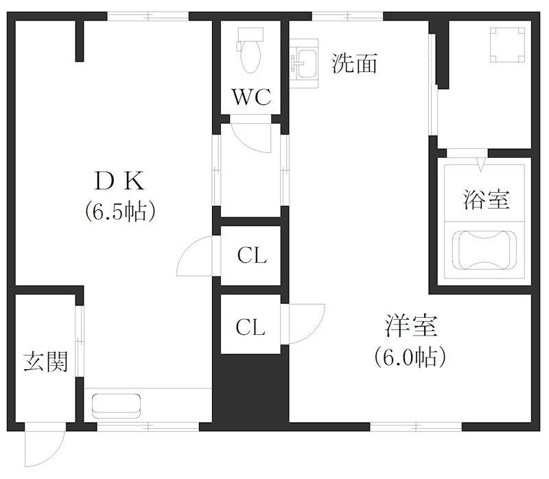 梅南貸家賃貸 間取り