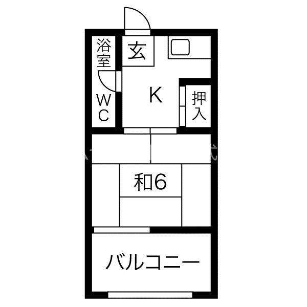 メゾン天下茶屋 間取り