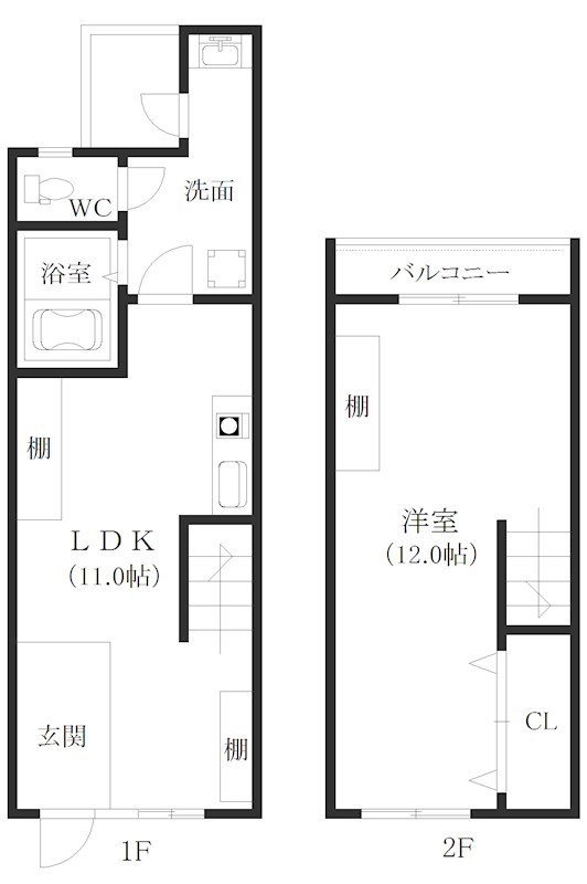 大阪府大阪市西成区千本中１丁目 間取り