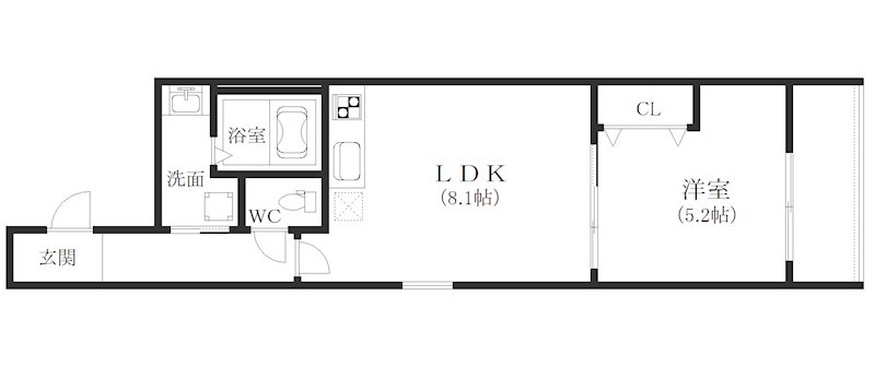 大阪府大阪市住之江区西加賀屋４丁目 間取り