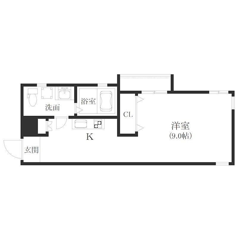 フェリオ南津守 間取り