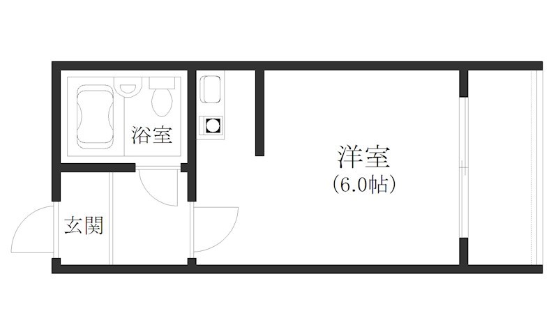 コーポ南津守 間取り