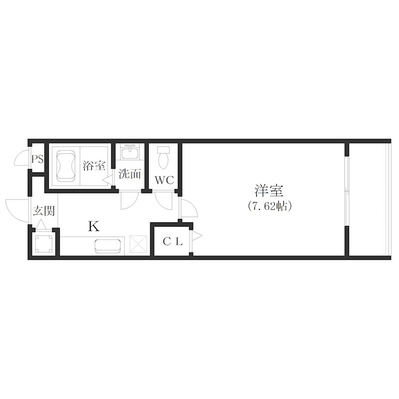 ラフィーネ聖天坂Ⅱ番館 間取り
