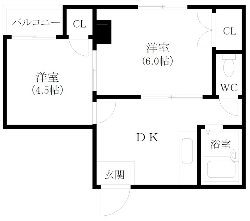 大阪府大阪市西成区南津守６丁目 間取り