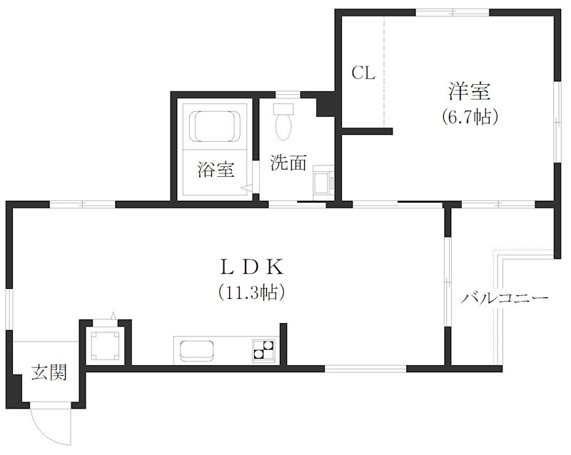 メゾンビトロ1 間取り