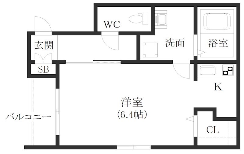 サンハイツ天下茶屋  間取り