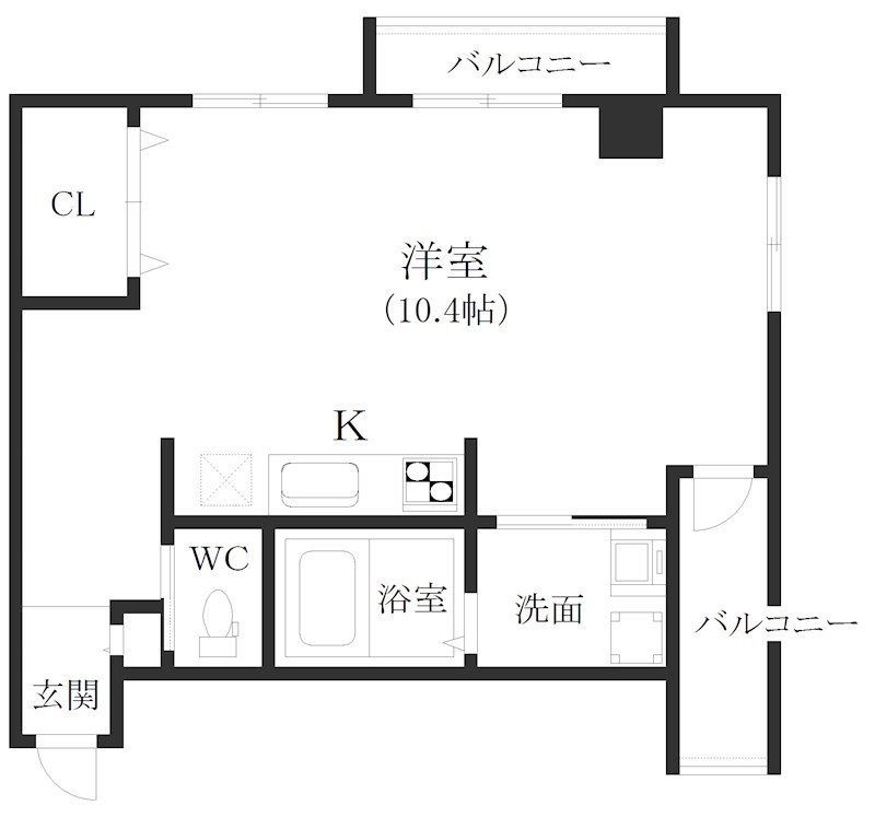 北畠ハイツ  間取り