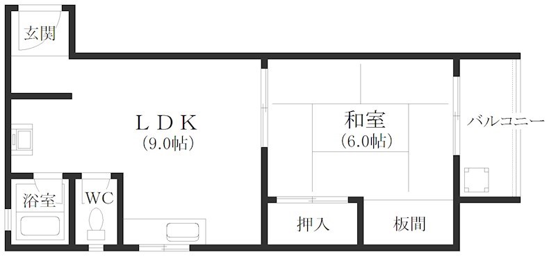 シャトー天神ノ森 間取り