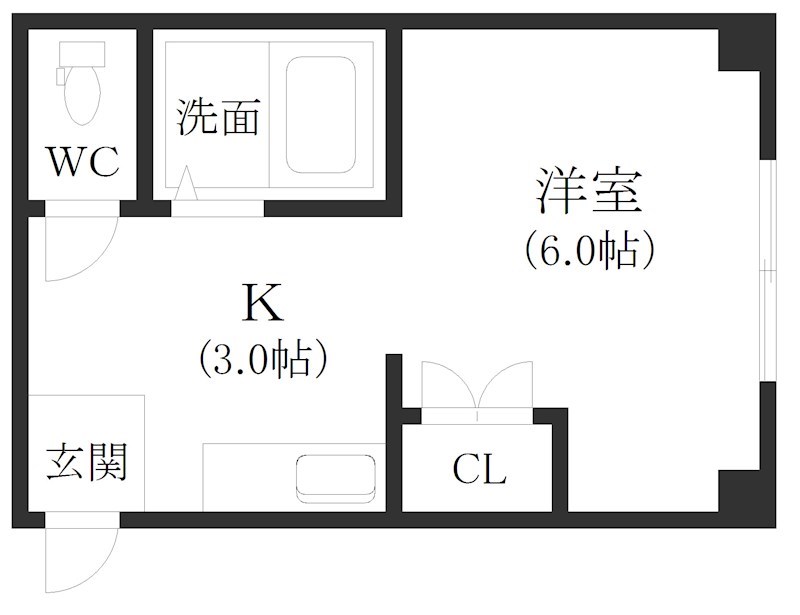 大阪府大阪市西成区千本北１丁目 間取り