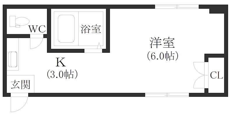 大阪府大阪市西成区千本北１丁目 間取り
