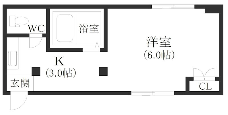 大阪府大阪市西成区千本北１丁目 間取り