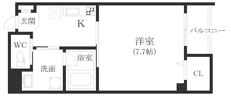 レクラン岸里東 間取り