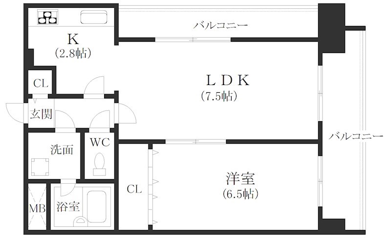 大阪府大阪市西成区千本中１丁目 間取り