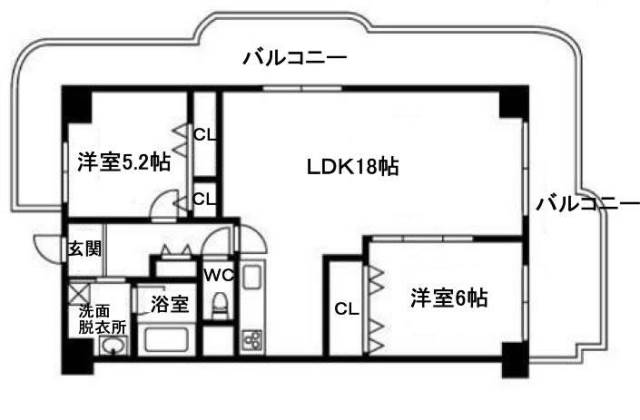 北加賀屋5丁目マンション 間取り