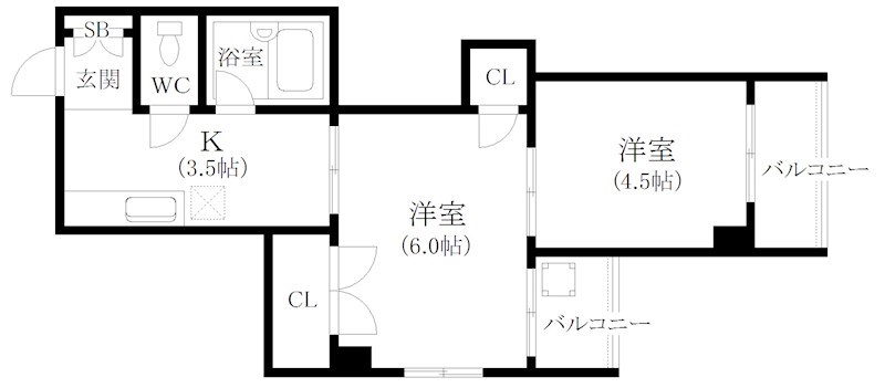 さんさん玉出 間取り