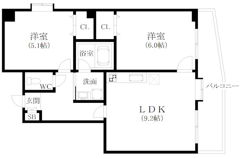 フォレスタⅢ 間取り