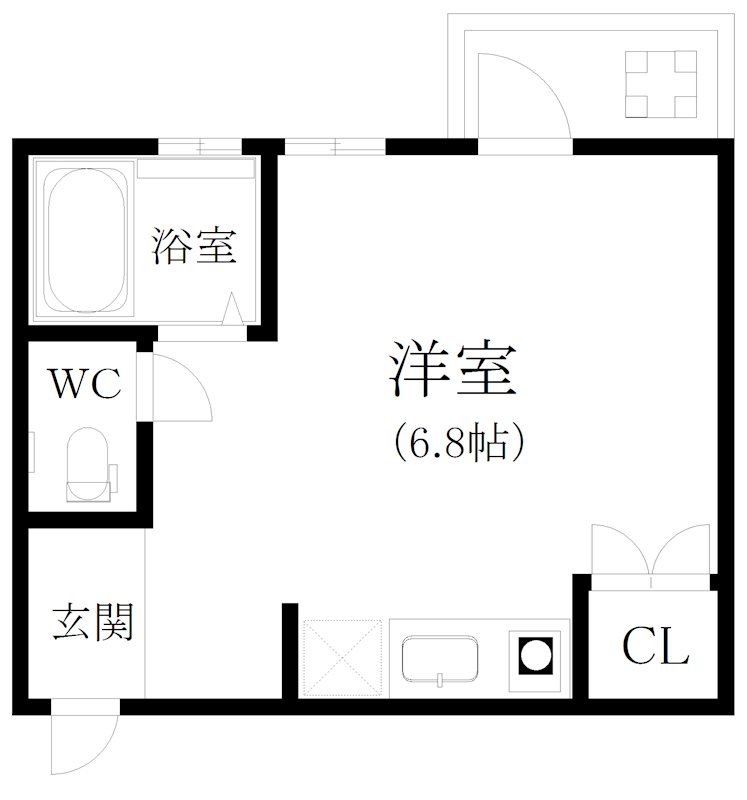 シャーナイン玉出 間取り