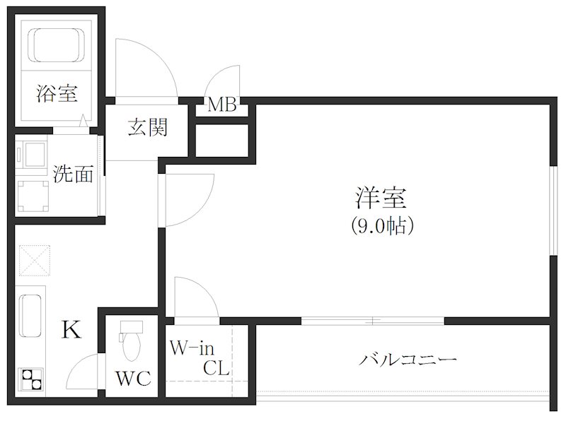 ラフィーネ聖天坂Ⅵ番館 間取り