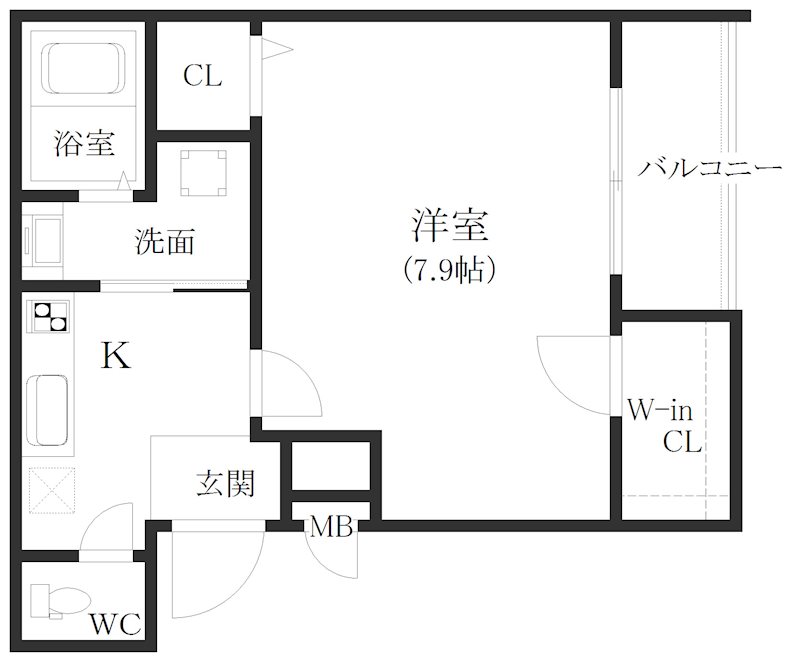 ラフィーネ聖天坂Ⅵ番館 間取り