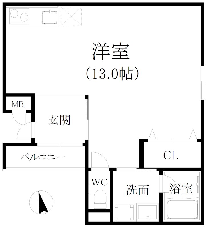 大阪府大阪市西成区玉出東２丁目 間取り