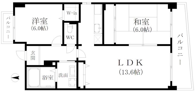 サウスシックス 間取り