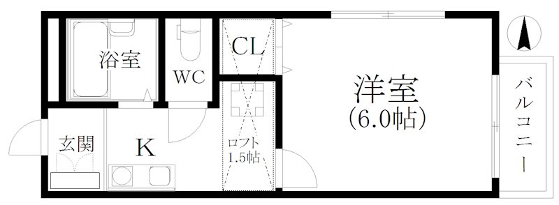 ハイム北加賀屋 間取り