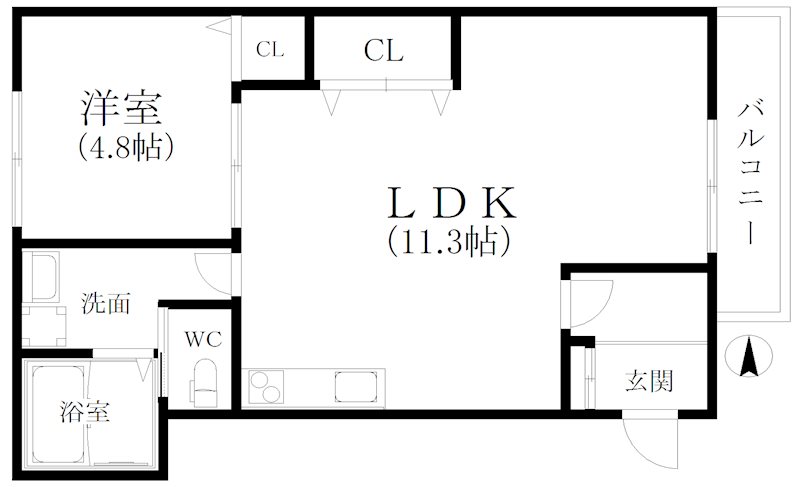 フォレスタワン 間取り