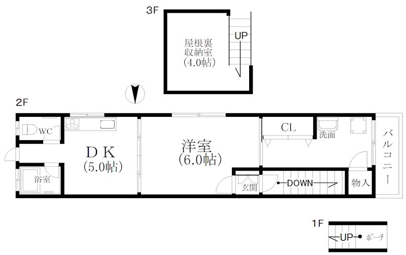玉出東2丁目アパート 間取り