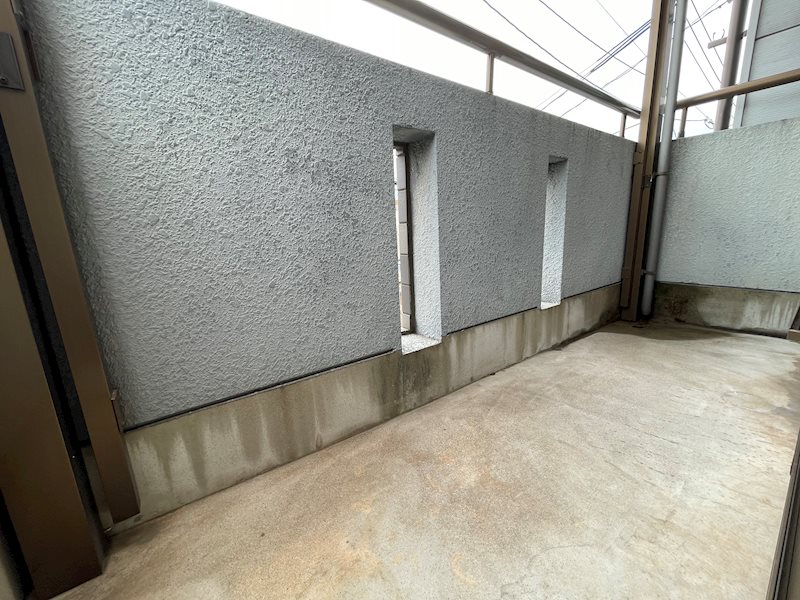 玉出東2丁目アパート ベランダ