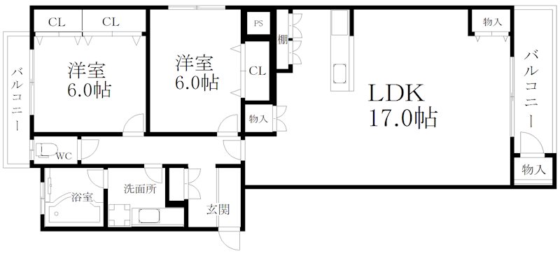 アイブイワイ帝塚山 間取り