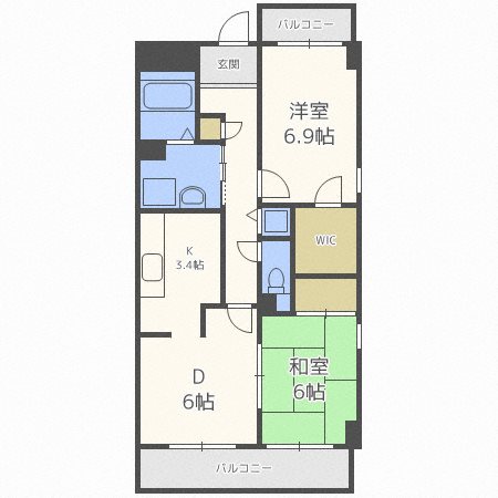 メゾンドグラシア 間取り