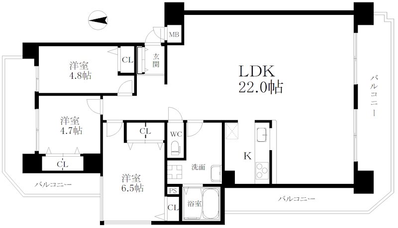 朝日プラザ住之江公園2 間取り