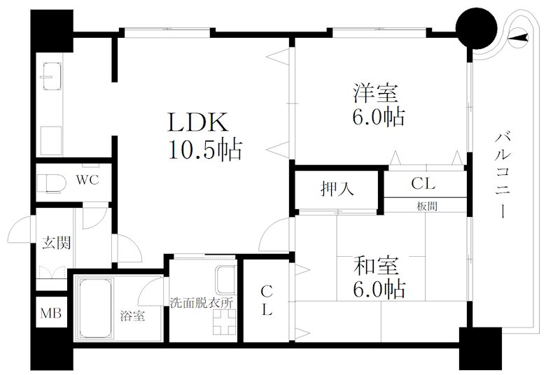 丸河パークシティハイツ 間取り