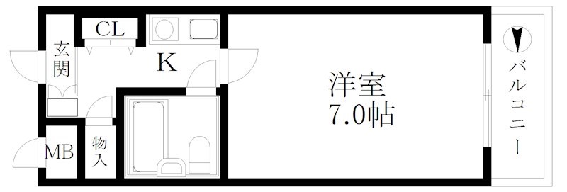 東粉浜一番館 間取り