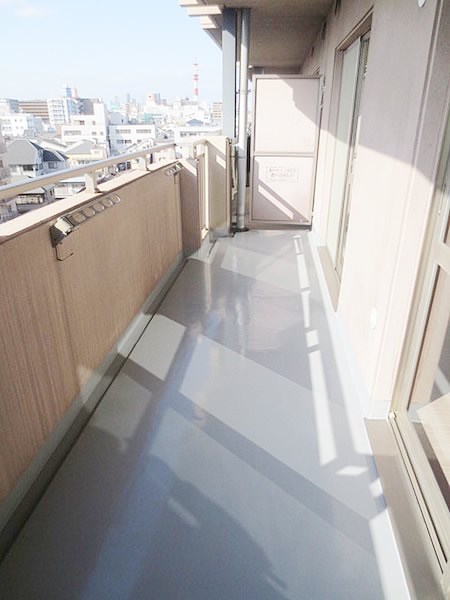 南海ハイライズフラット天下茶屋 ベランダ