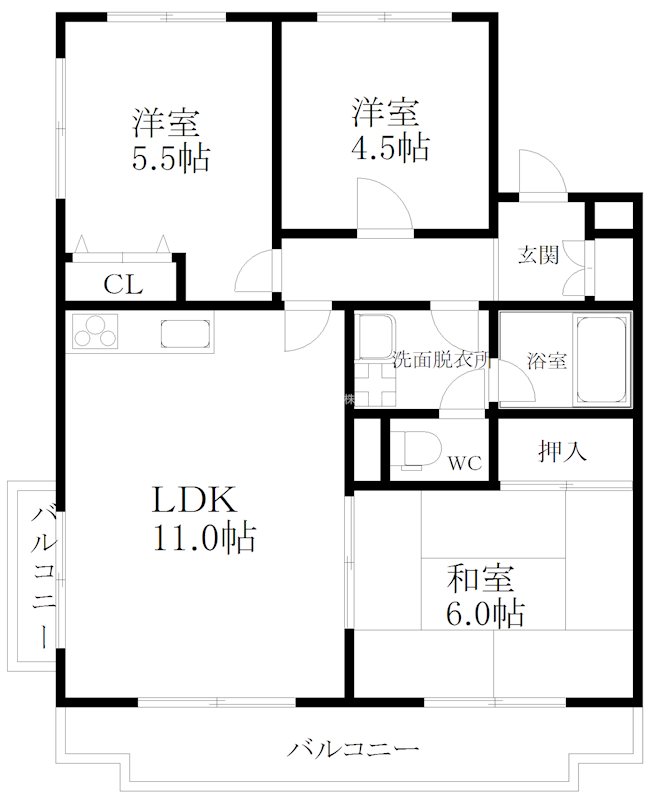 ウィンディヒルズ帝塚山 間取り