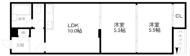 グルパ住吉1号館 間取り