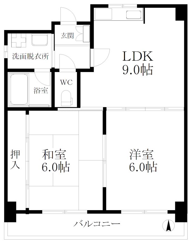 シェーヌパレ 間取り