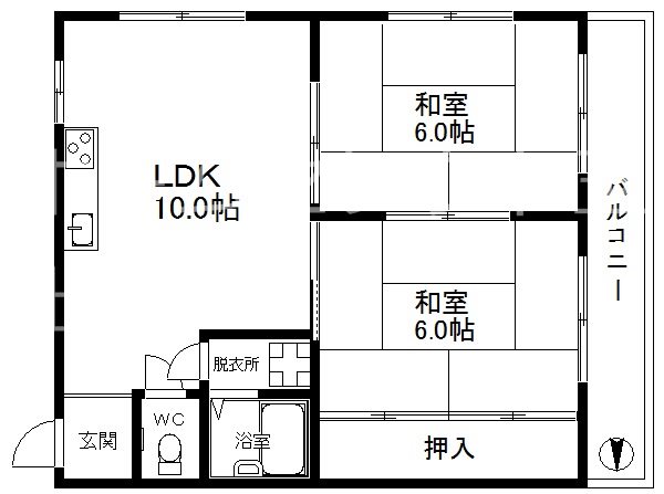 コーポサンライフ 間取り
