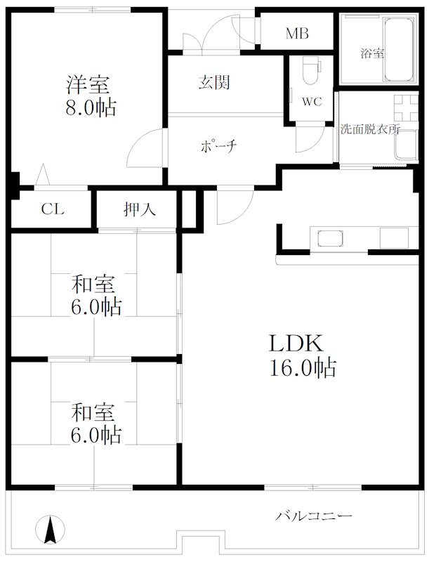 ベルテプラージュ 間取り