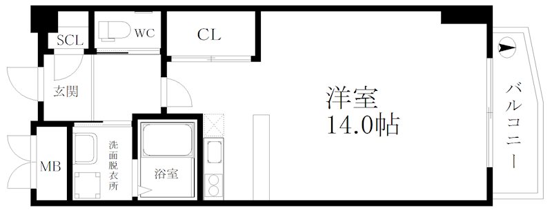 アベニール粉浜 間取り