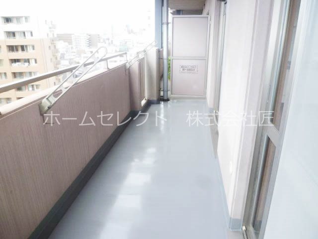 南海ハイライズフラット天下茶屋 ベランダ