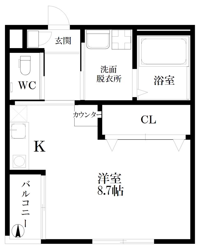ハイステージ丸和 間取り