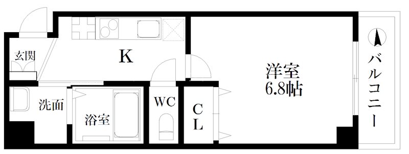 メルベージュ玉出中 間取り