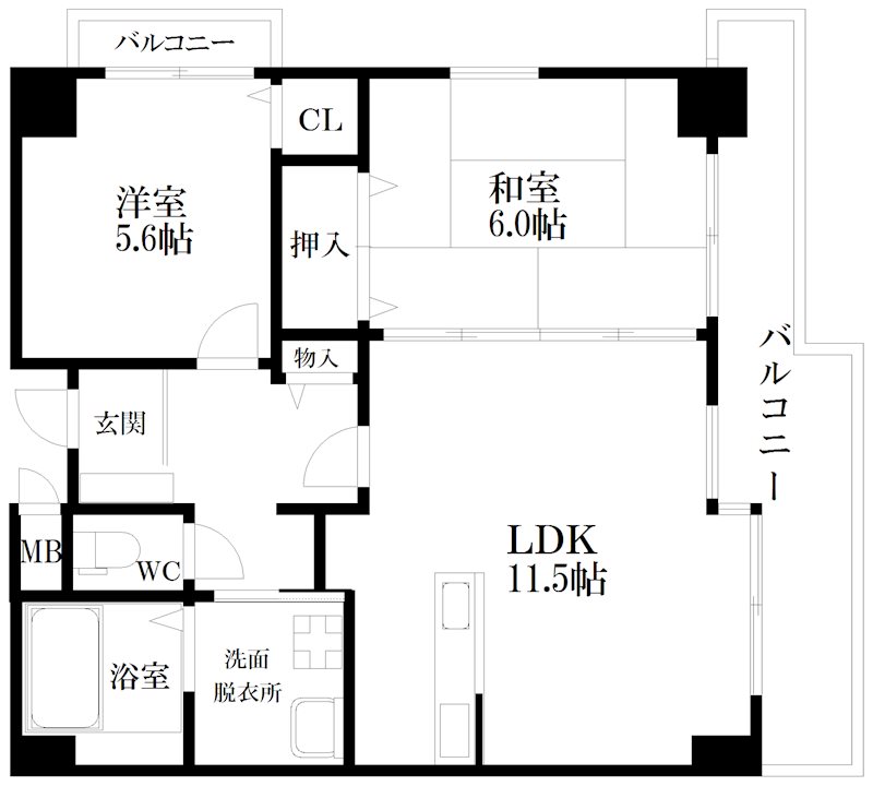 メゾンキコー住之江 間取り