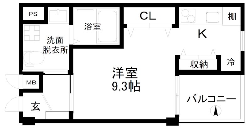 エムズコート玉出 間取り